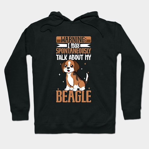 Beagle lover Hoodie by Modern Medieval Design